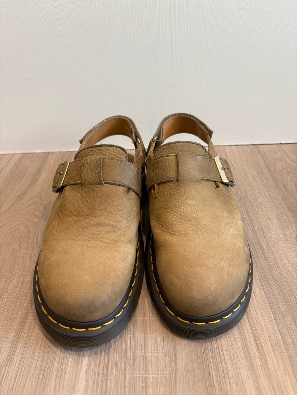 Dr. Martens Jorge II Women’s Size 12 Mens 11 Slingback Mules Savanna Tan Brown - Picture 2 of 6
